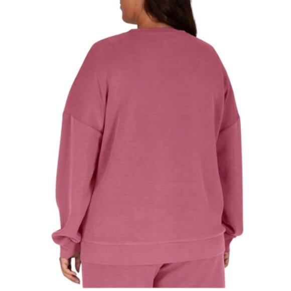 NWOT Lazypants Sueded Crewneck | Pink - Picture 3 of 6